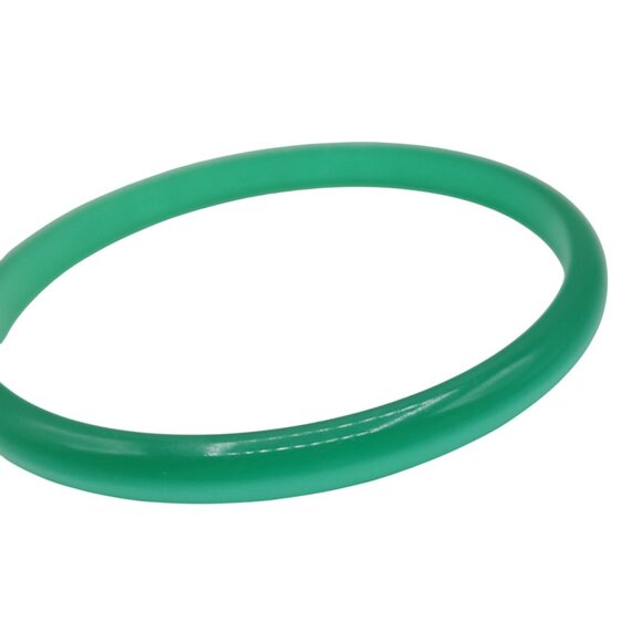 Green Moonglow Acrylic Bangle Bracelets Set Of 2 Stackable Vintage Unsigned - Picture 3 of 6